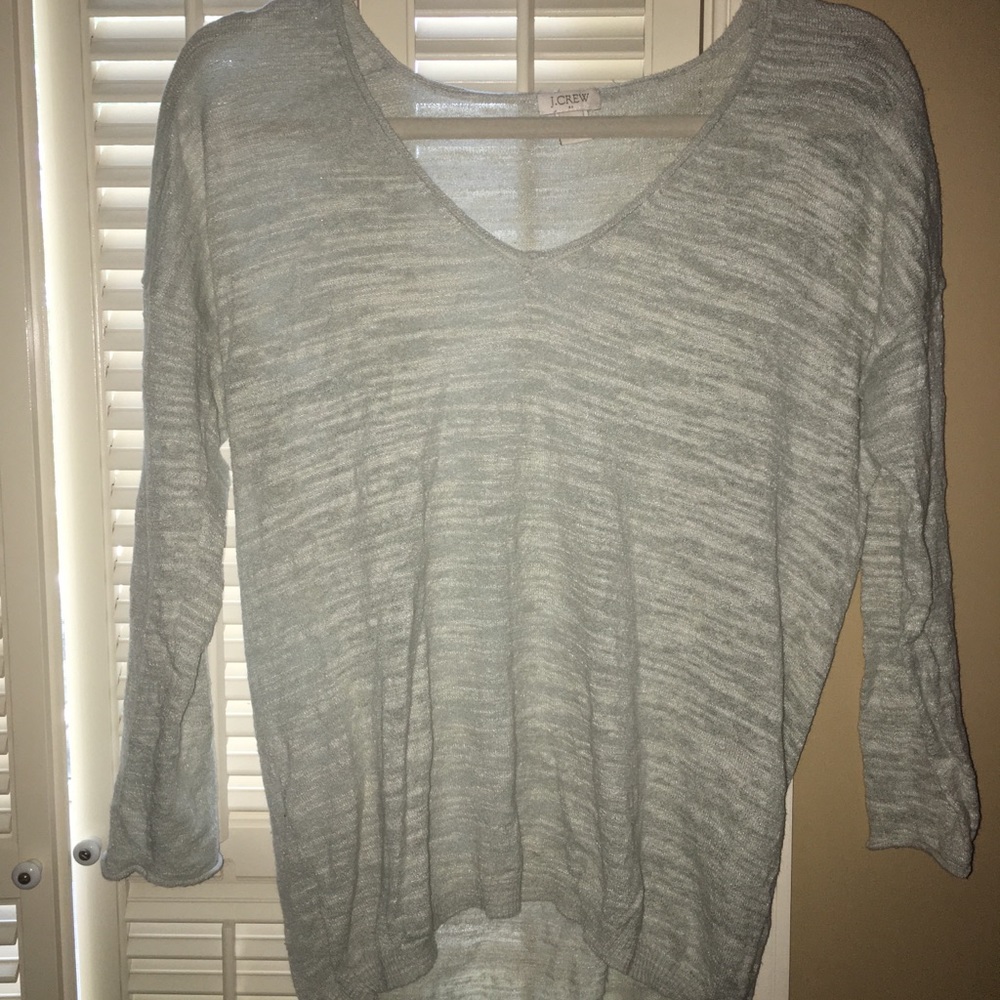 Heather grey sweater